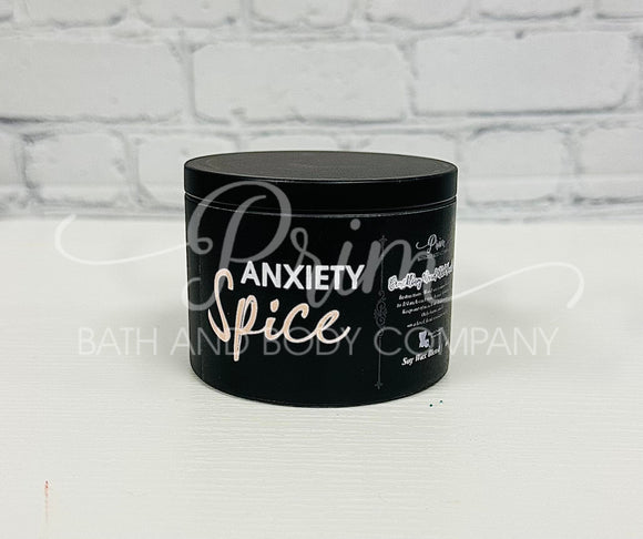 Anxiety Spice Crackling Wood Wick Candle - 6 oz