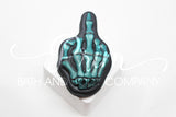 Middle Finger Skeleton Bath Bomb - Colors Vary - Randomly Scented